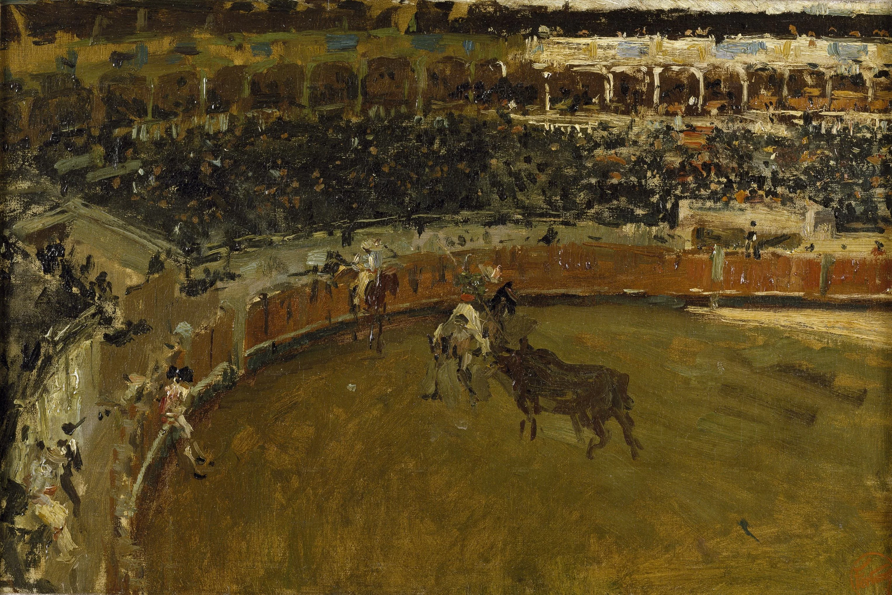 Bullfight, detail