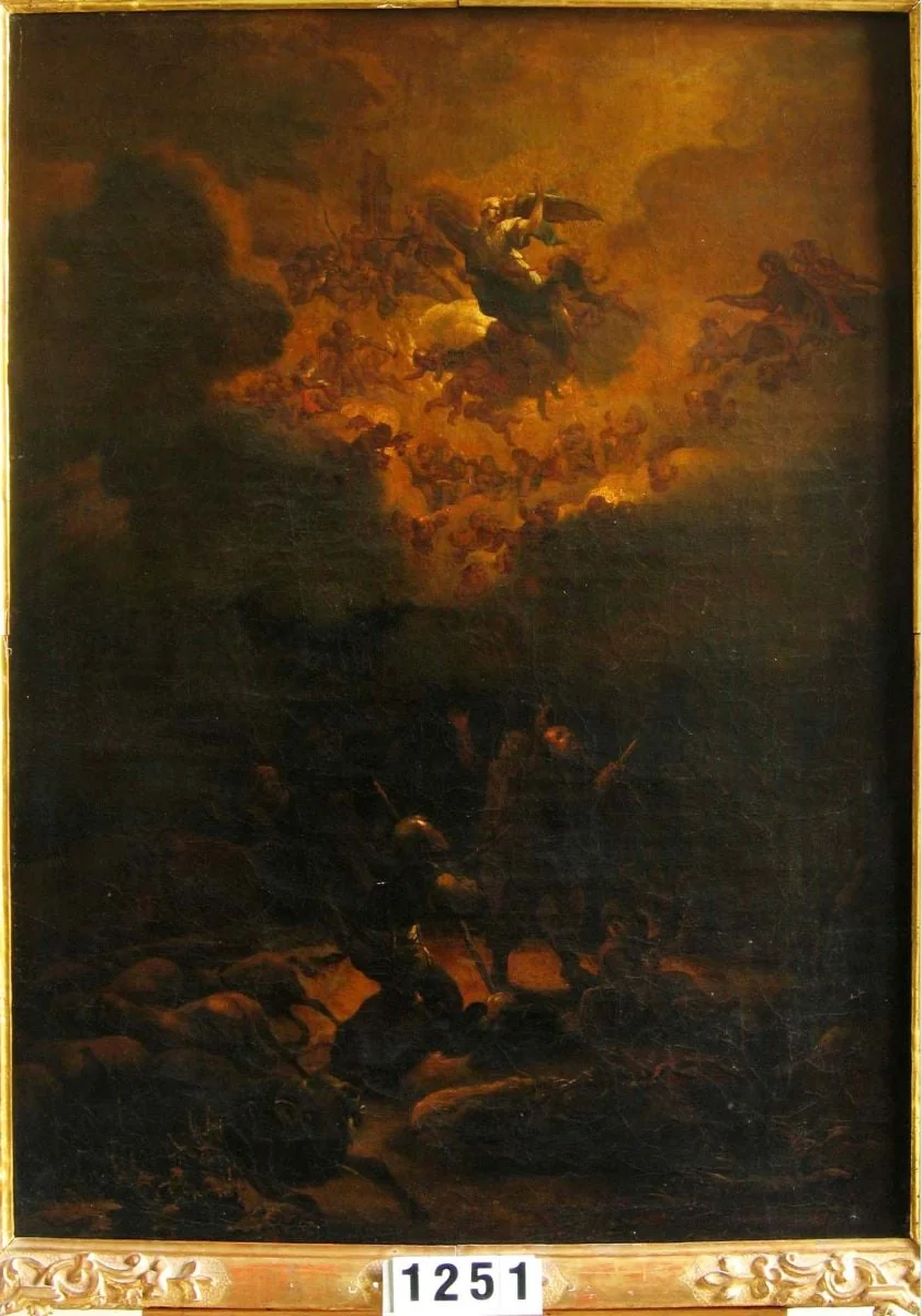 Vestirea nașterii lui Christos, detail