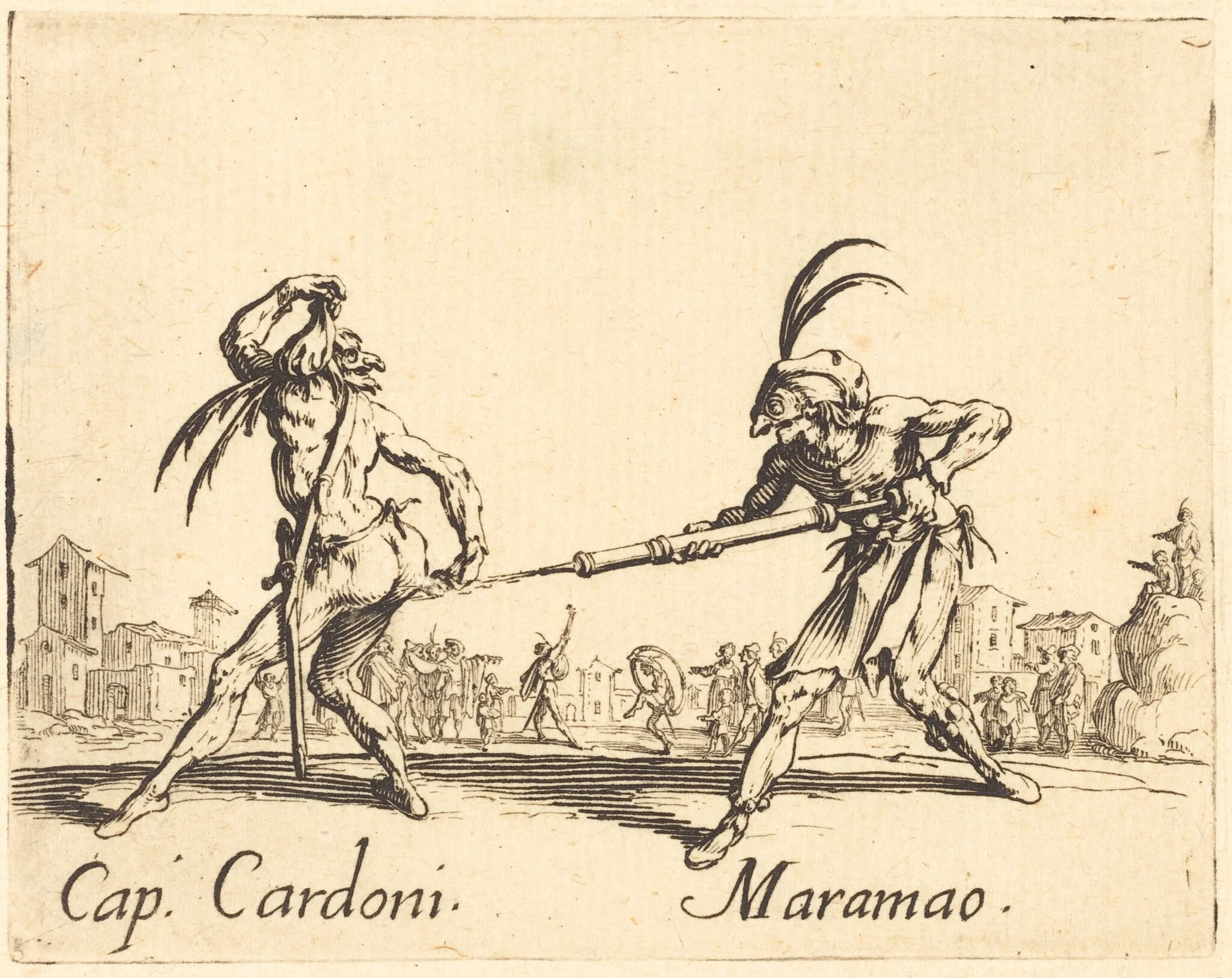 Cap. Cardoni and Maramao, detail