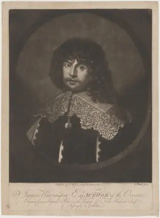 James Harrington, Esq., by Giuseppi Filippo Liberati Marchi, ink, 1772