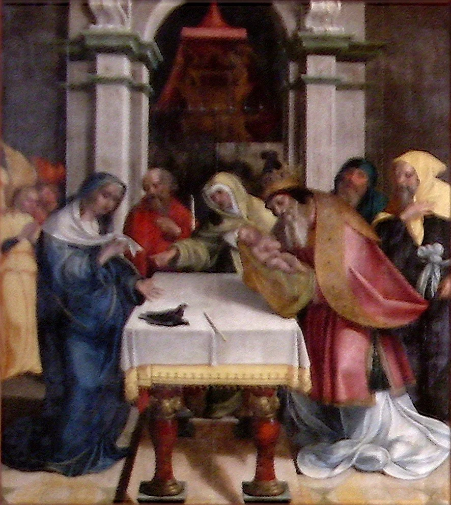 Apresentação do Menino no Templo, detail