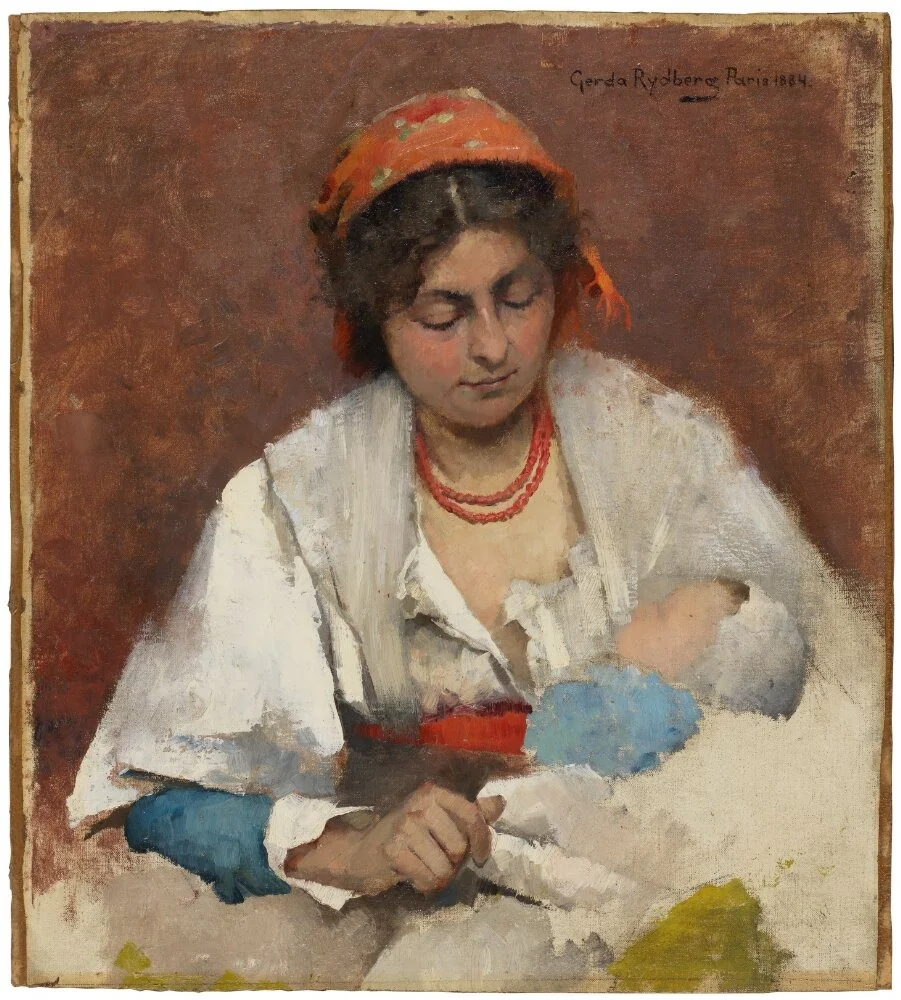 A Mother, detail