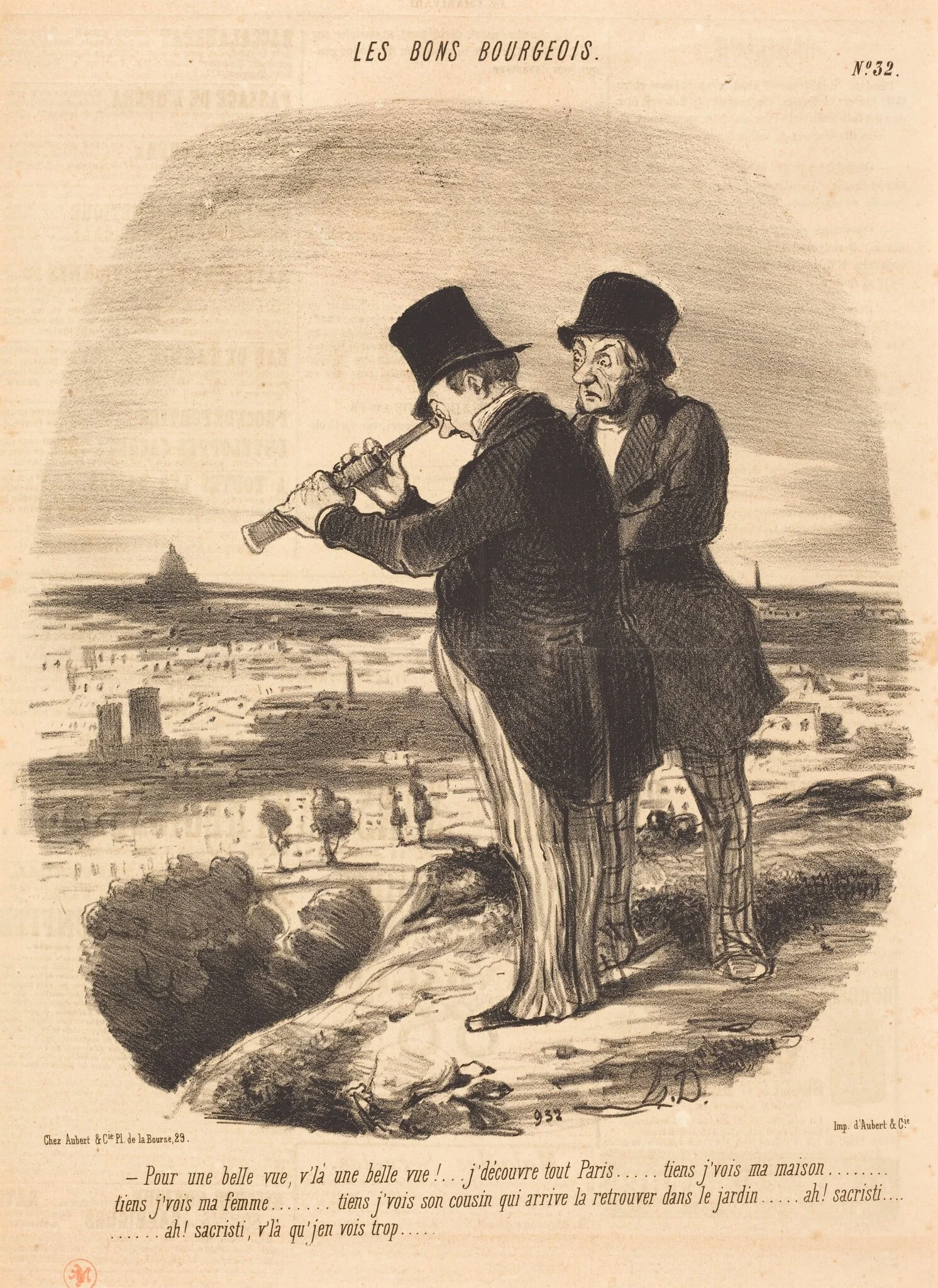 Pour une belle vue, v'la une belle vue!..., detail