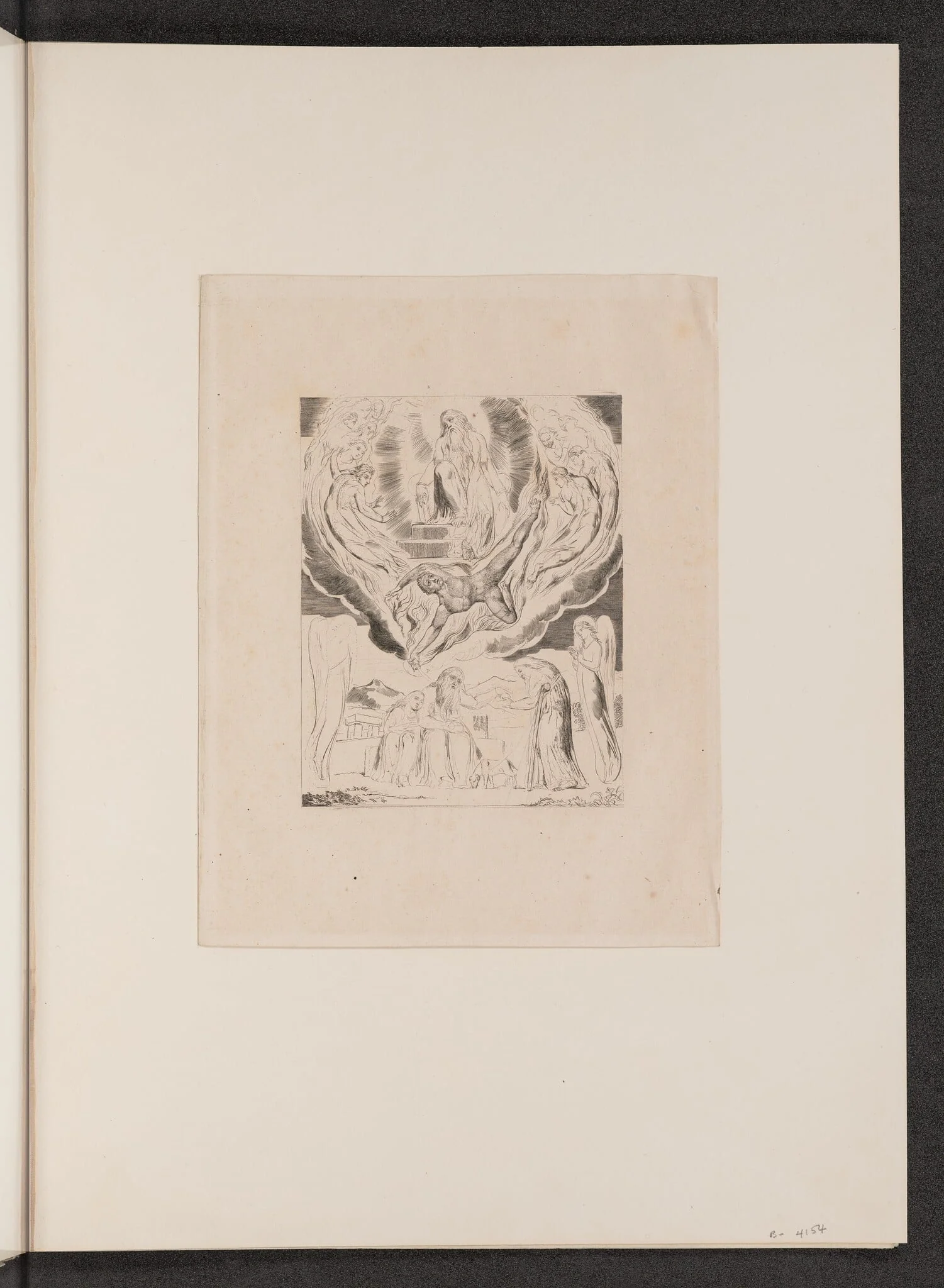Satan Going Forth from the Presence of the Lord, detail