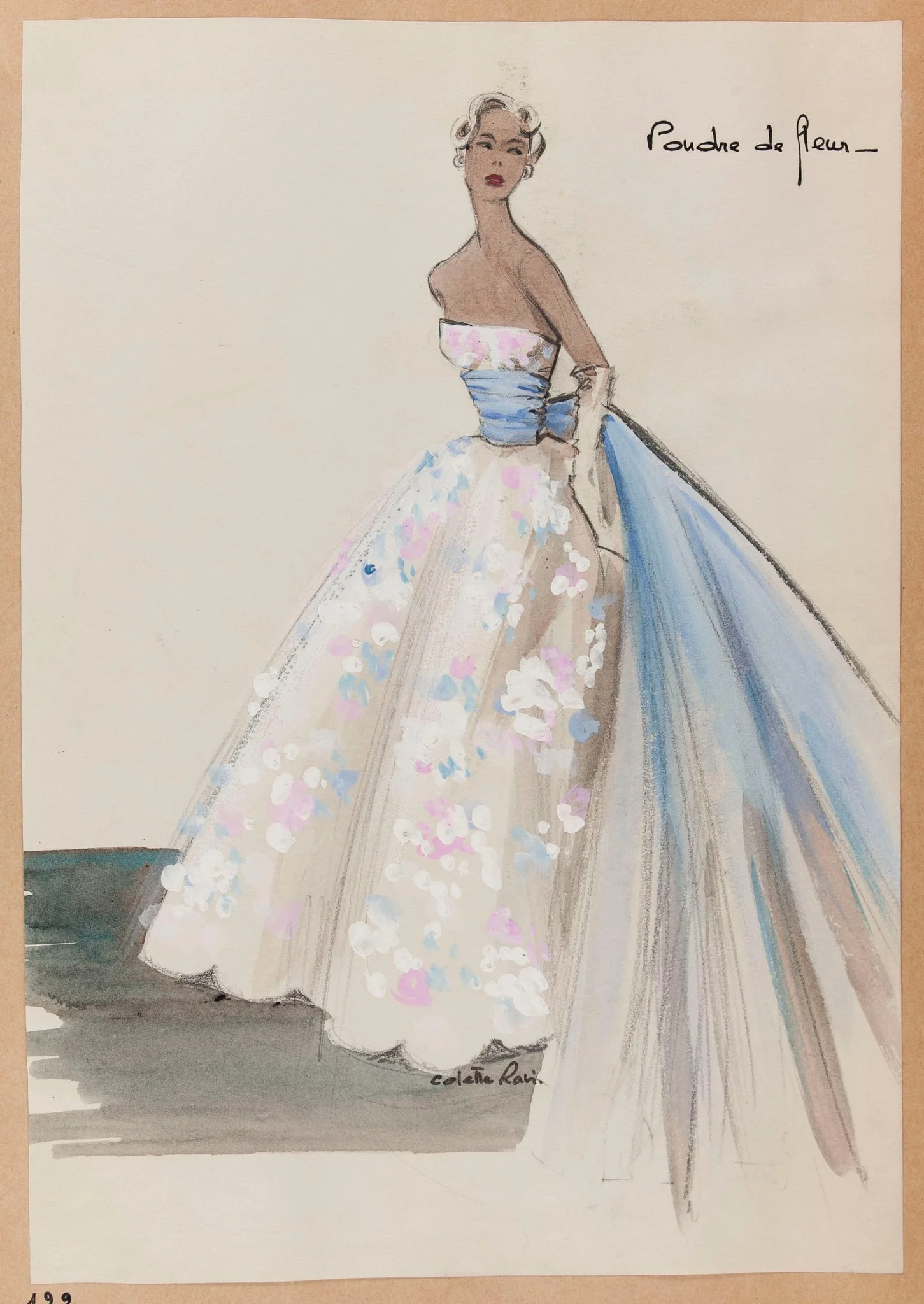 Poudre de fleur, detail
