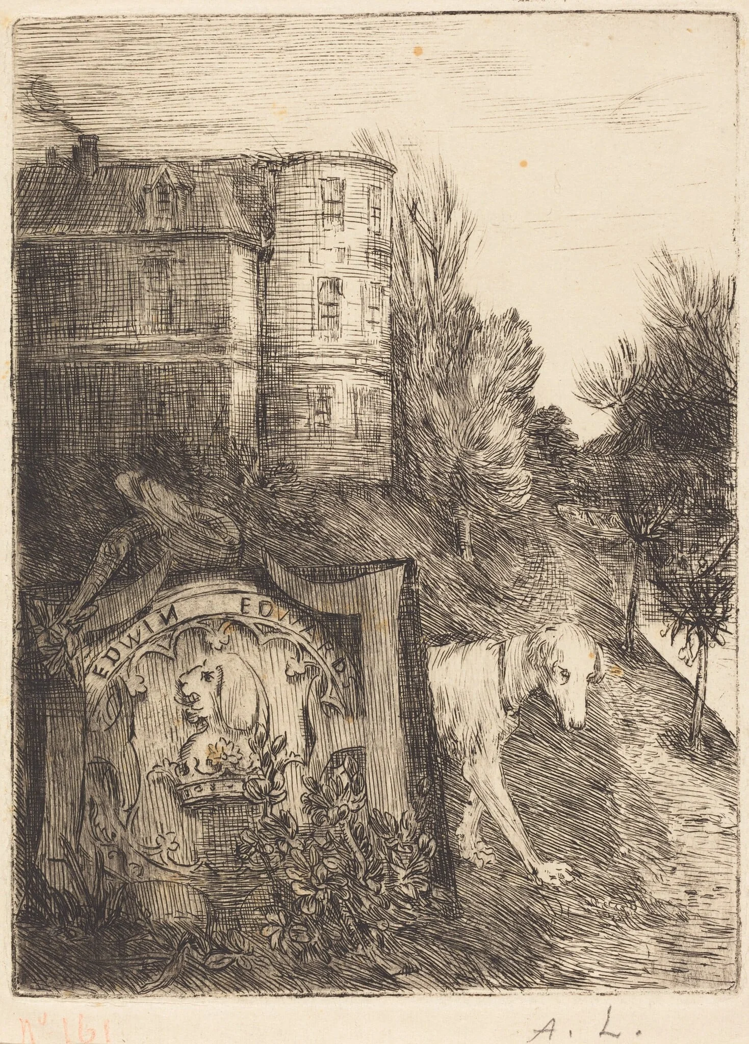 Ex-Libris Edwin Edwards, detail
