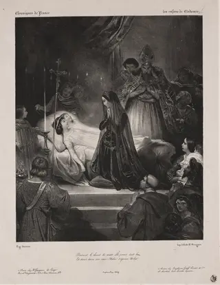 Chronicles of France:  The Children of Clodomir, by Eugène Devéria, 1829