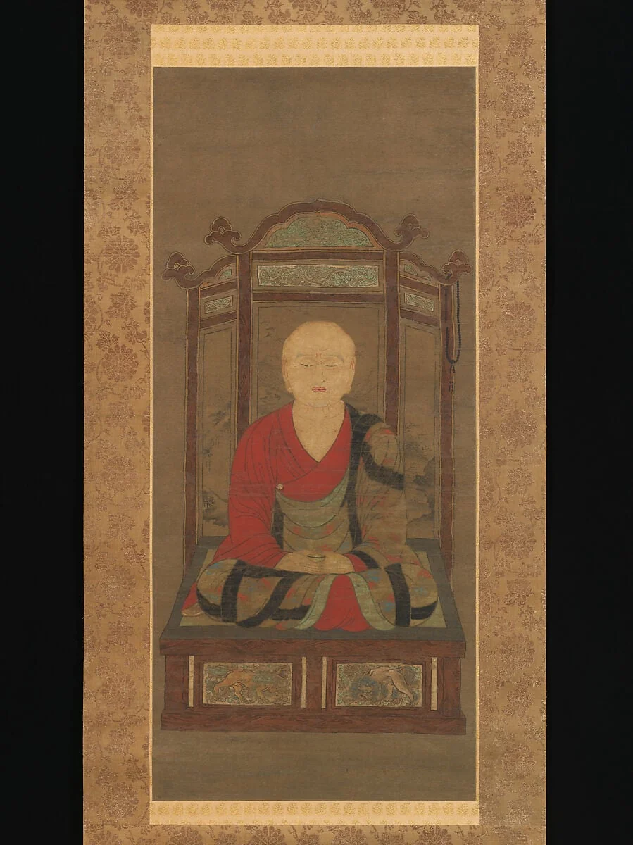 鑑真像 (Ganjin zō)|Portrait of Jianzhen, detail
