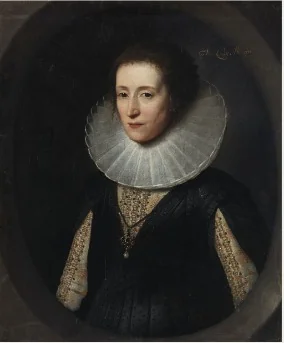 Portrait of Lady Alexander, detail