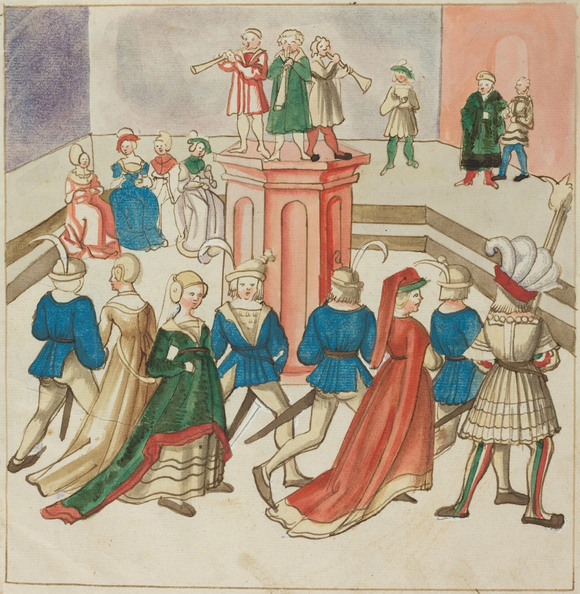 Masquerade, detail