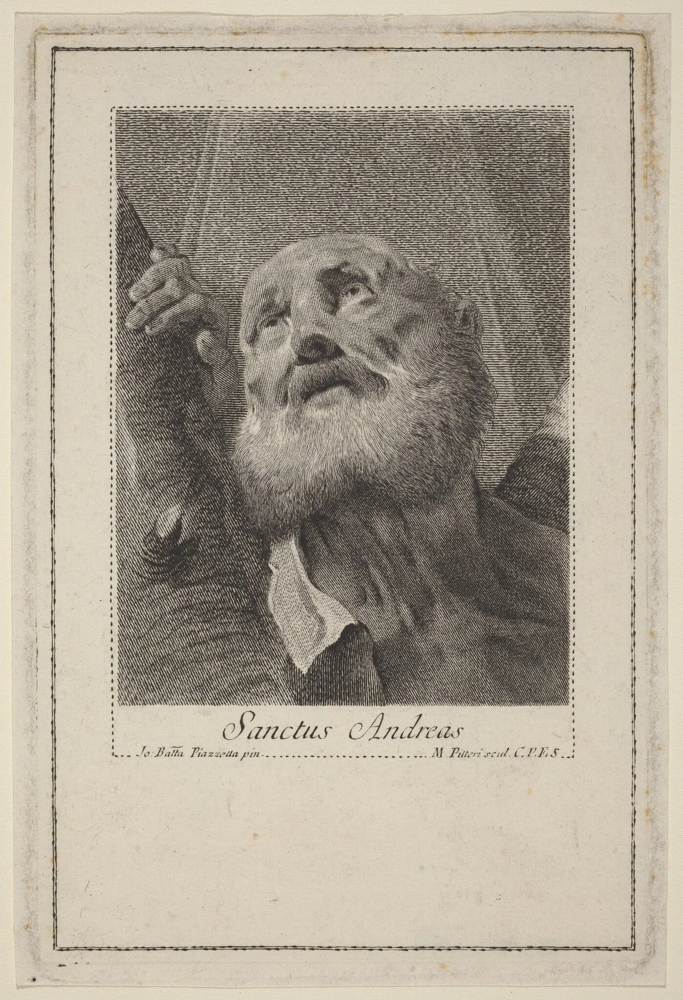 Sanctus Andreas, detail