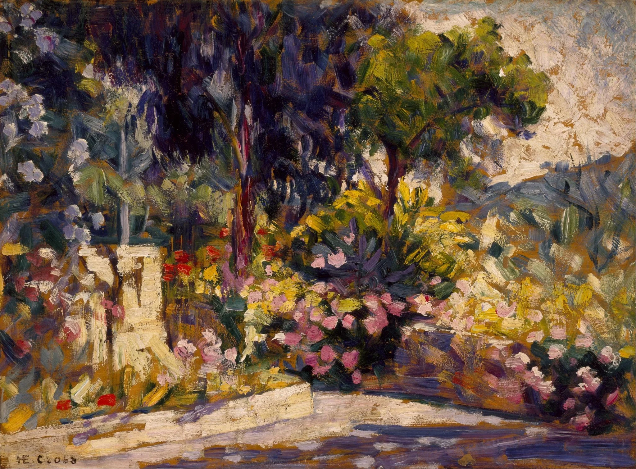 The Flowered Terrace, detail