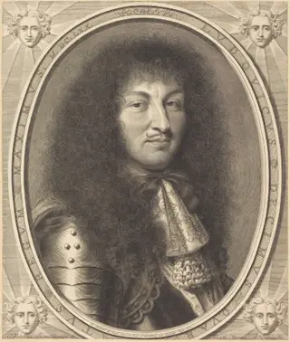 Louis XIV, by Robert Nanteuil, ink, 1670
