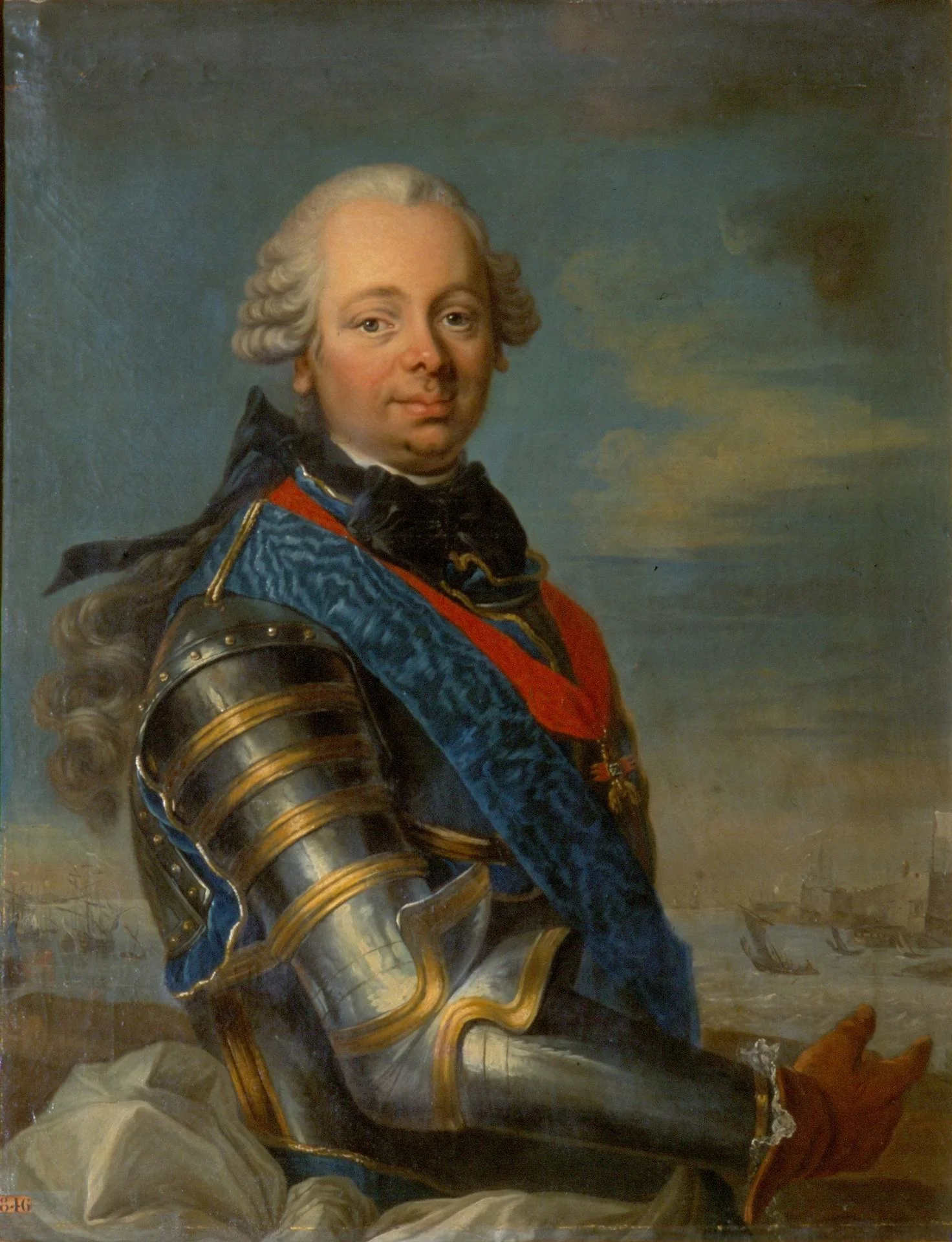 Portrait of Étienne-François de Choiseul (1719-1785), detail