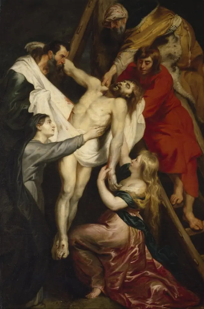 Descent from the Cross, by Peter Paul Rubens, oil, 1617