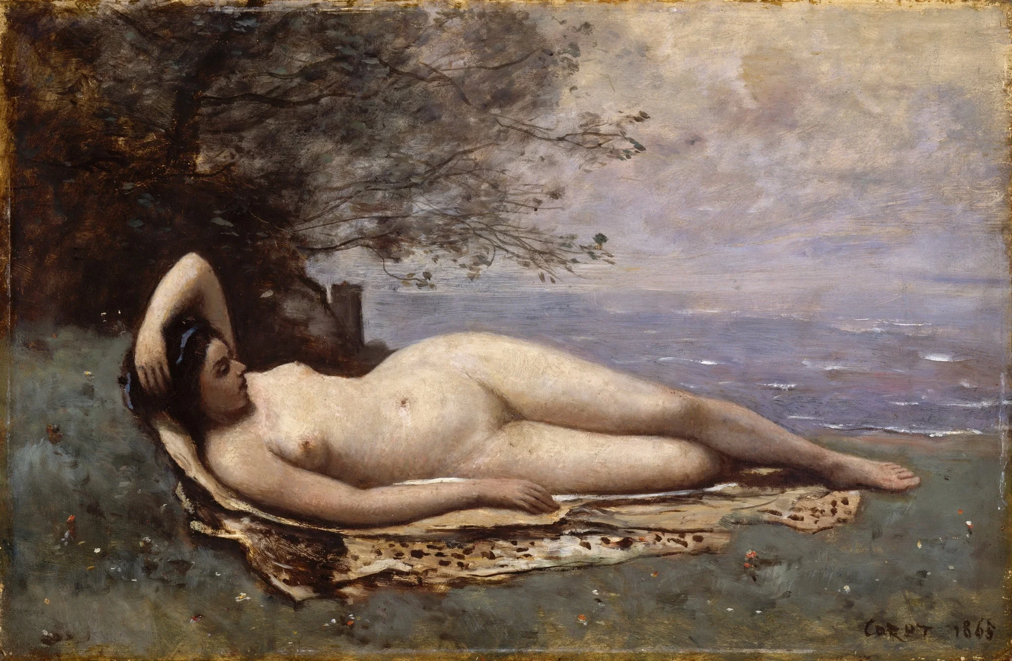 Bacchante by the Sea, detail
