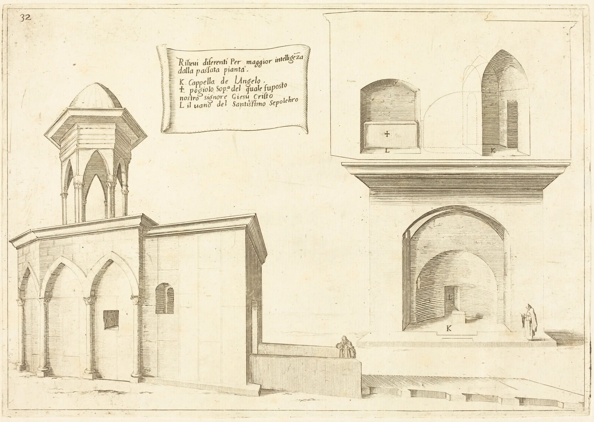 Elevation of the Church of the Holy Sepulchre, detail