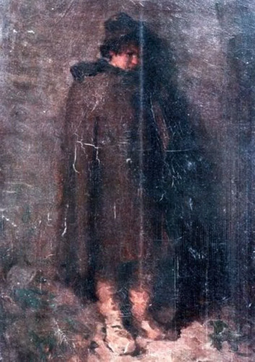 Micul cerșetor, detail