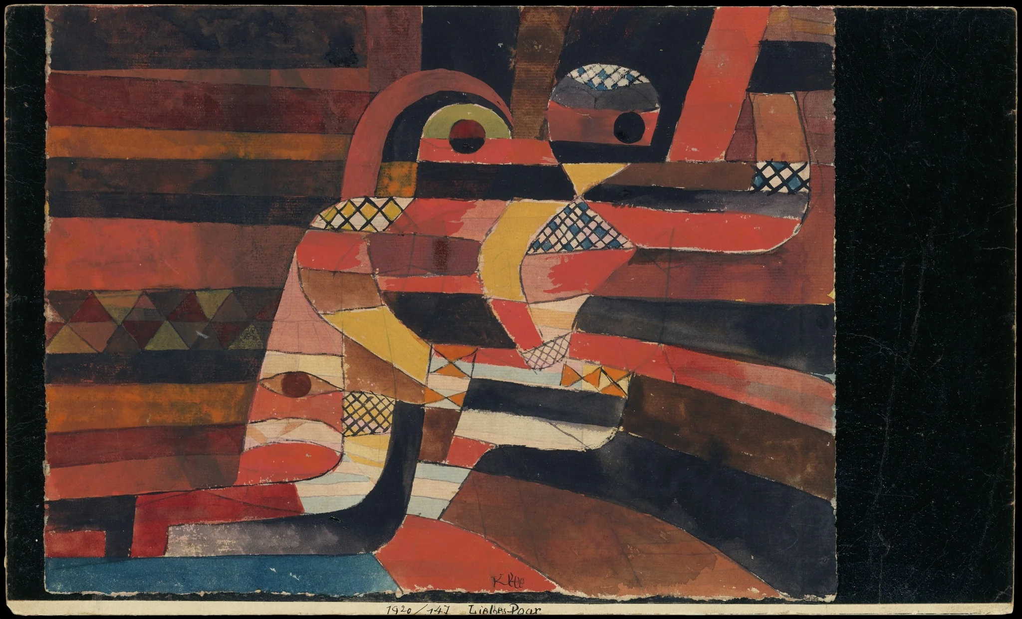 Lovers, detail