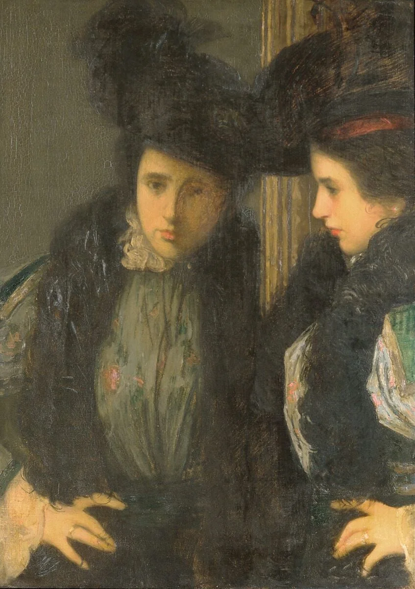 The Green Bodice, detail