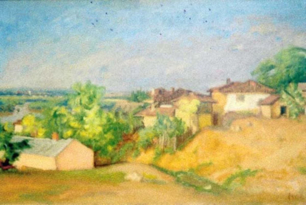 Peisaj la Silistra, detail