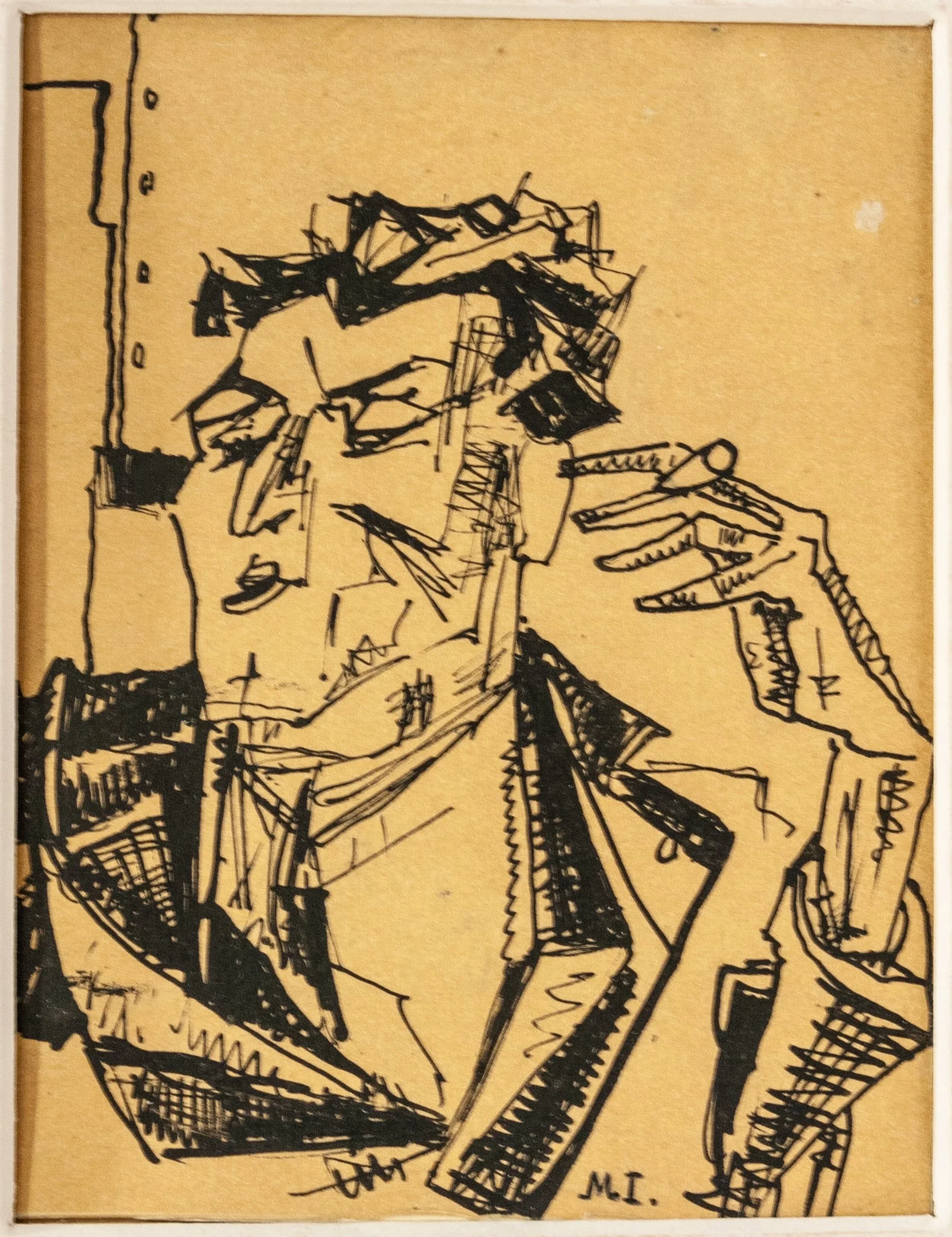 Portret Iser, detail