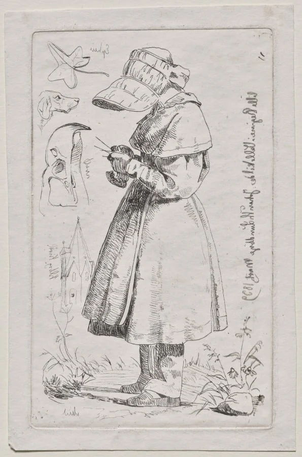 Little Regine in Vallekilde, detail