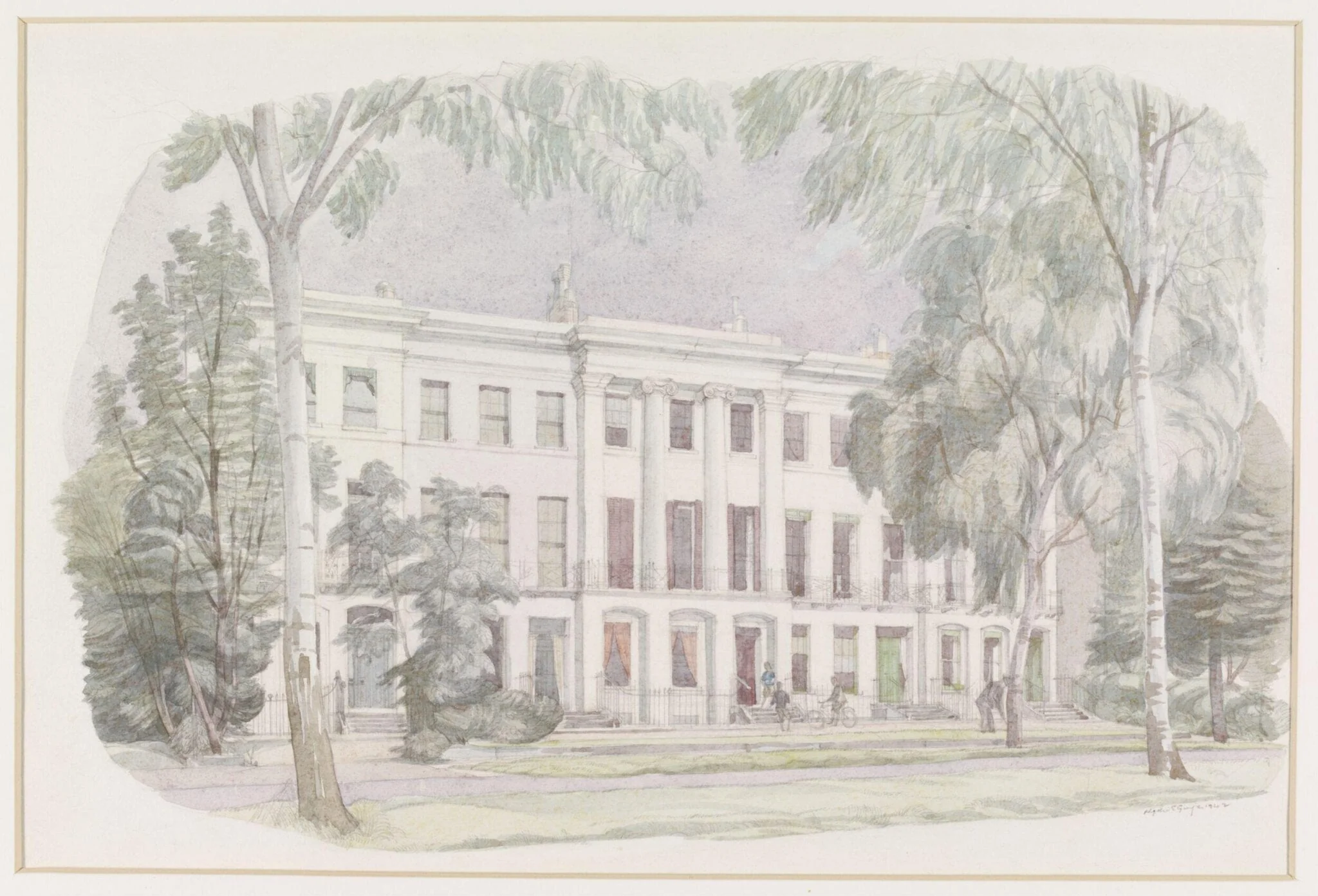 Pittville Lawn, Cheltenham, detail