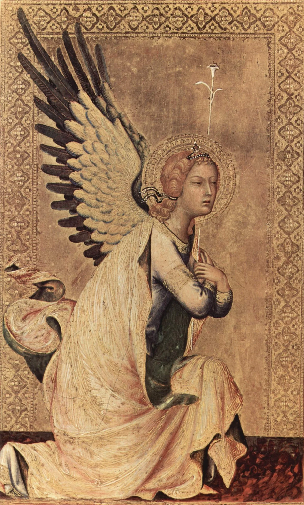 Angel of the Annunciation, detail