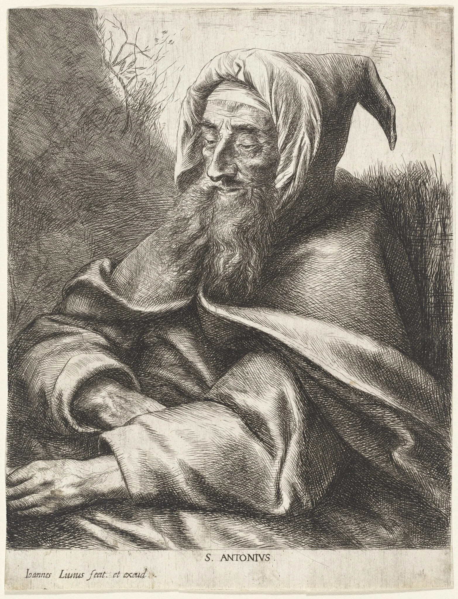 Saint Anthony, detail