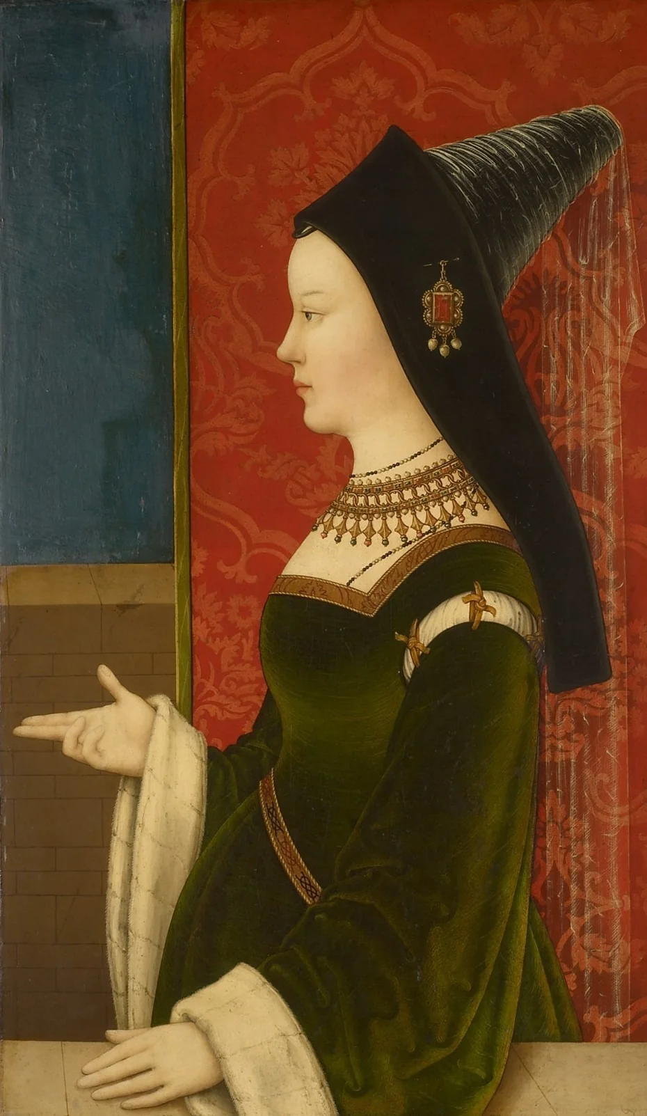 Mary Duchess of Burgundy, detail