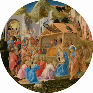 The Adoration of the Magi, by Fra Angelico, tempera, 1450