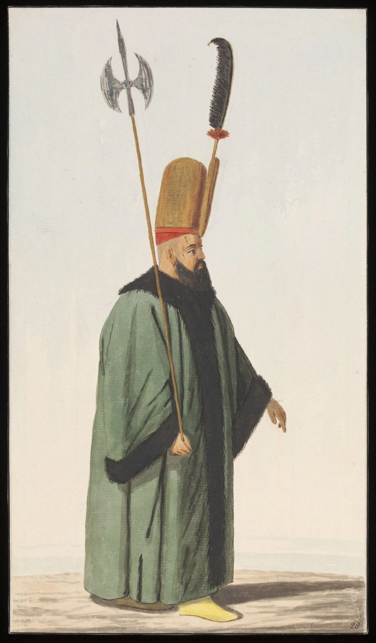 Yeniceriagasi, or General of the Janisseries, detail