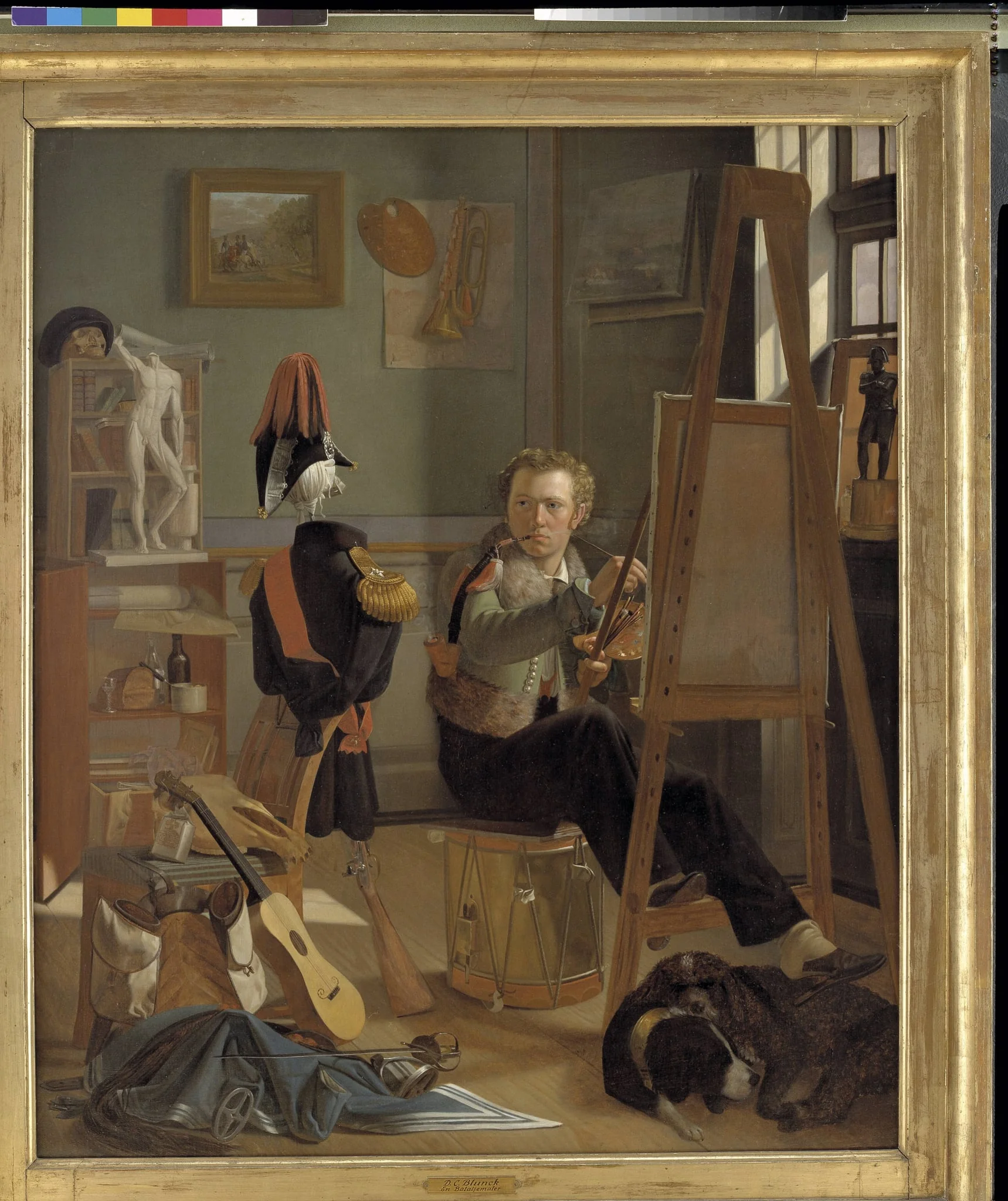The Battle-Painter Jørgen Sonne in his Studio, detail