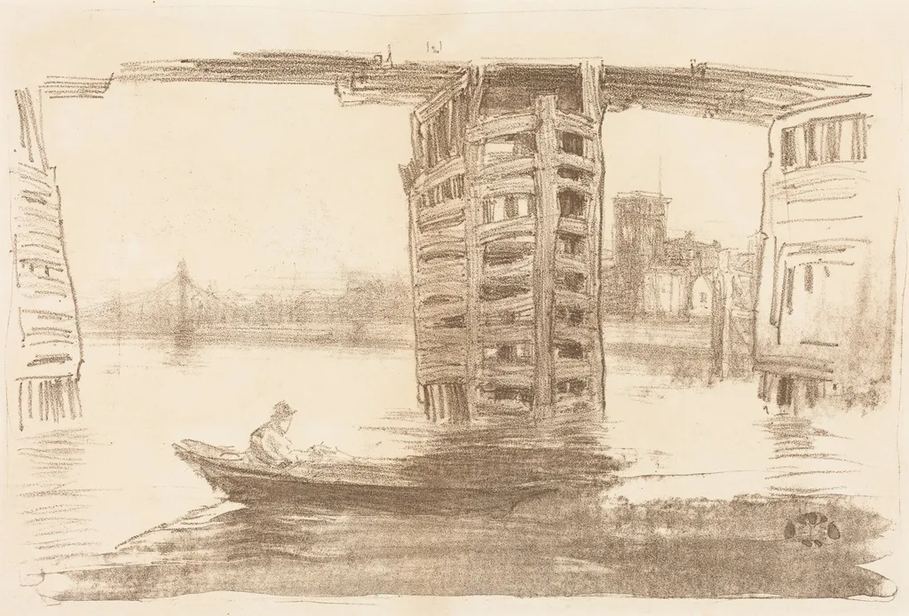 The Broad Bridge, by James McNeill Whistler, 1878