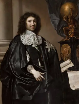 Portrait of Jean-Baptiste Colbert, by Claude Lefèbvre, oil, 1666