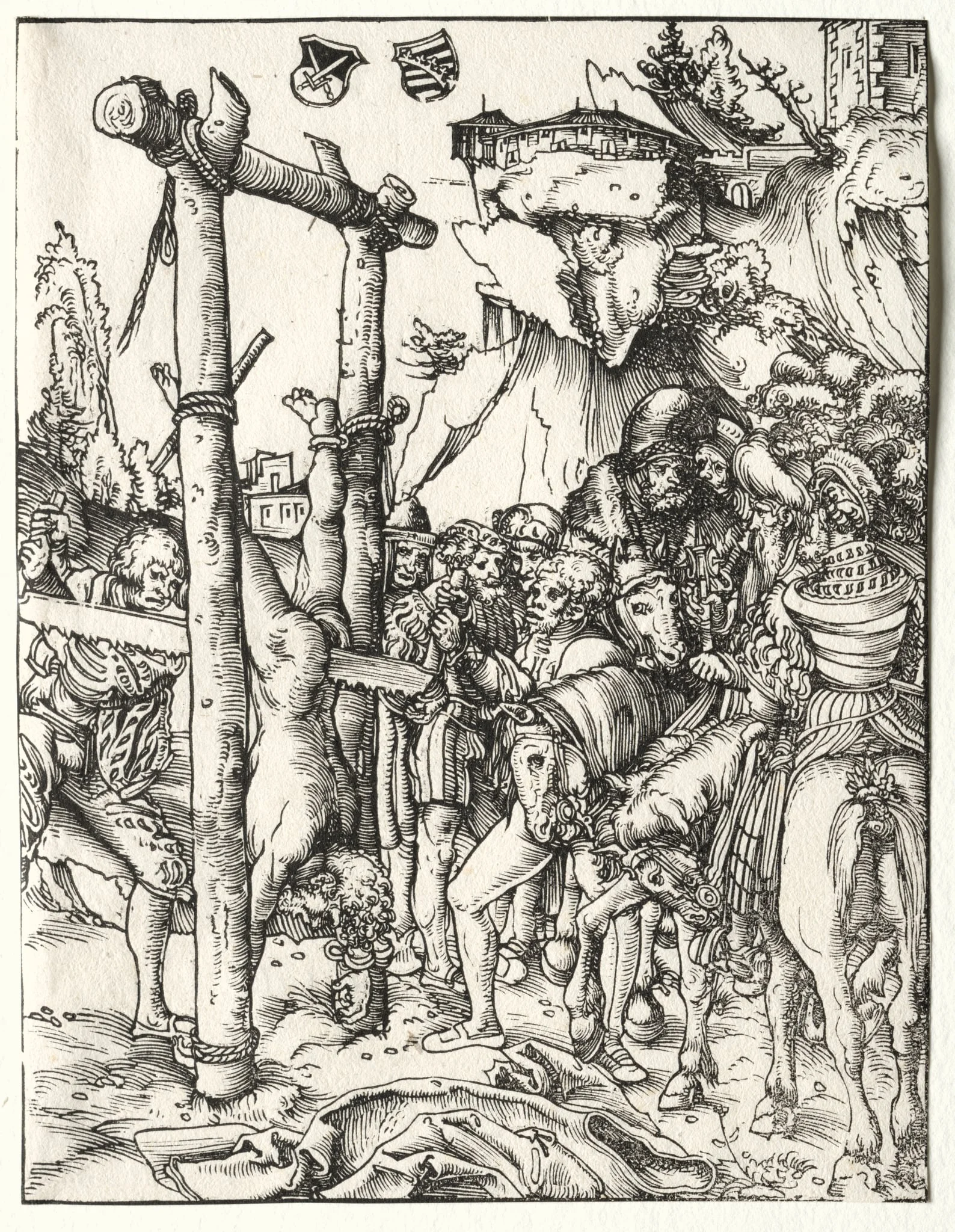 Martyrdom of St. Simeon, detail