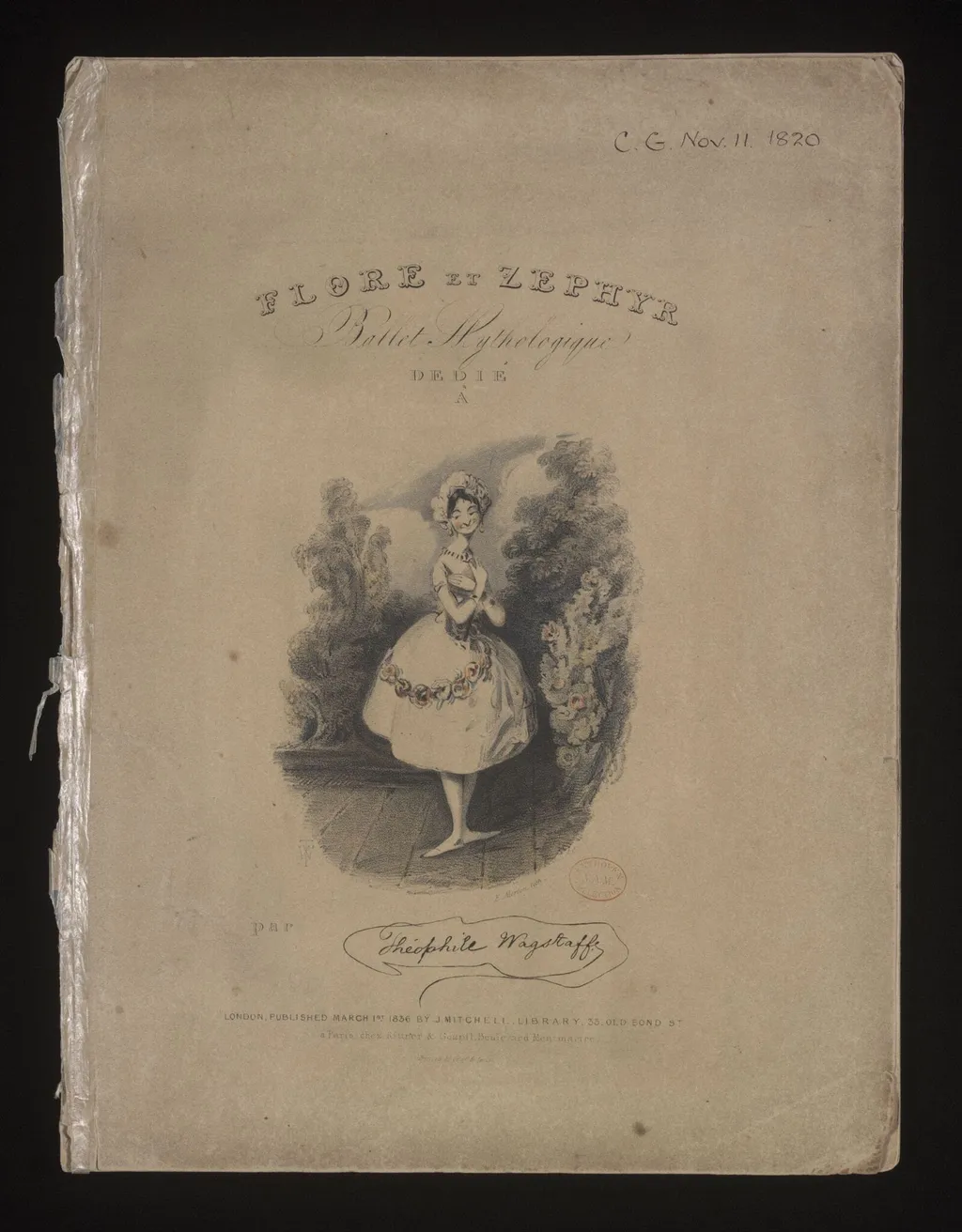 Flore et Zephyr, Ballet Mythologique, by Edward Morton, 2