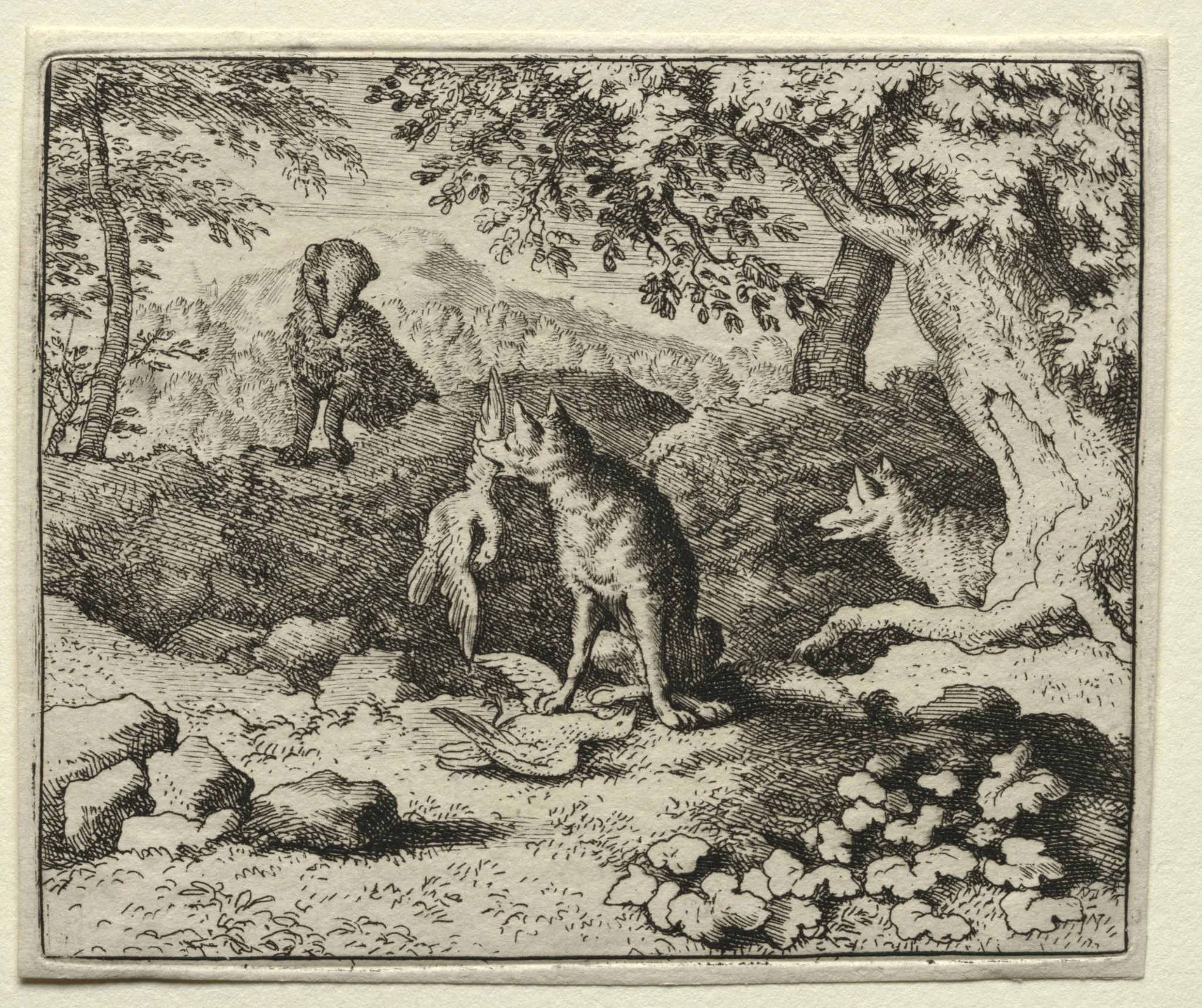 Reynard the Fox: Badger Comes to Warn Reynard, detail