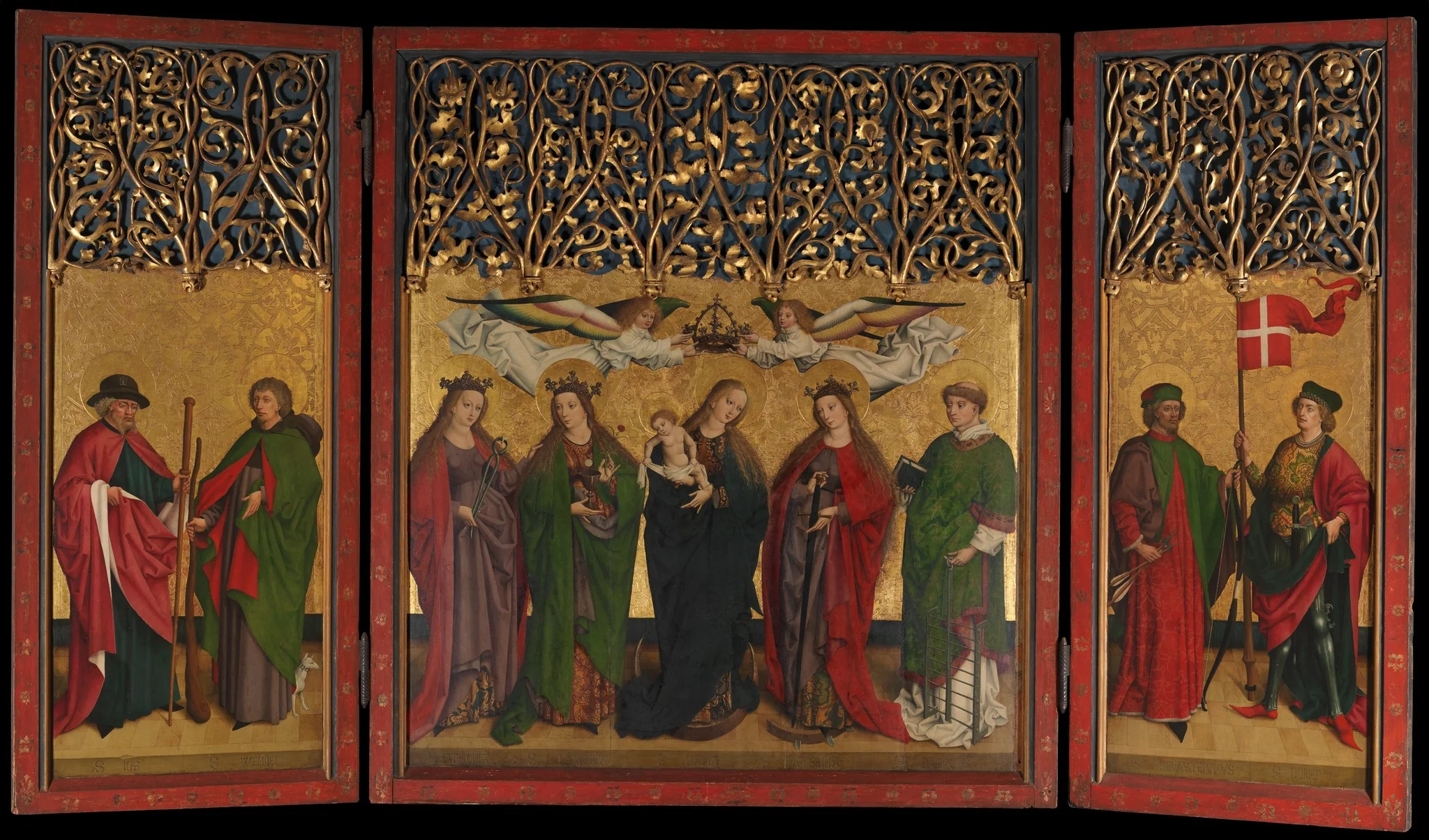 Burg Weiler Altar Triptych, detail