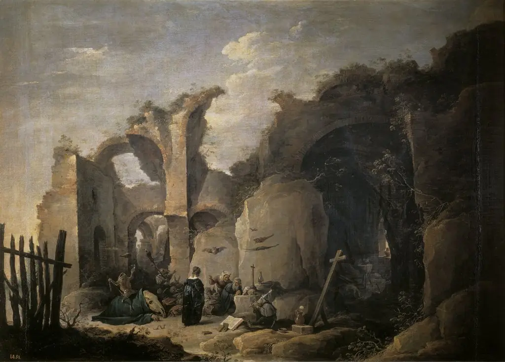 The Temptations of Saint Anthony the Abbot, by David Teniers the Younger, oil, 1601