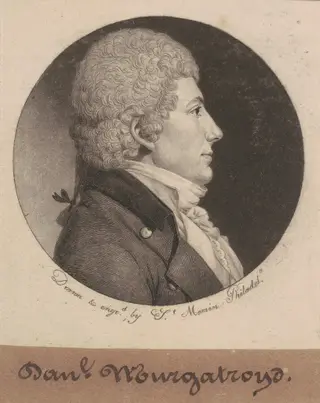 Daniel Murgatroyd, by Charles B. J. Févret de Saint-Mémin, ink, 1798