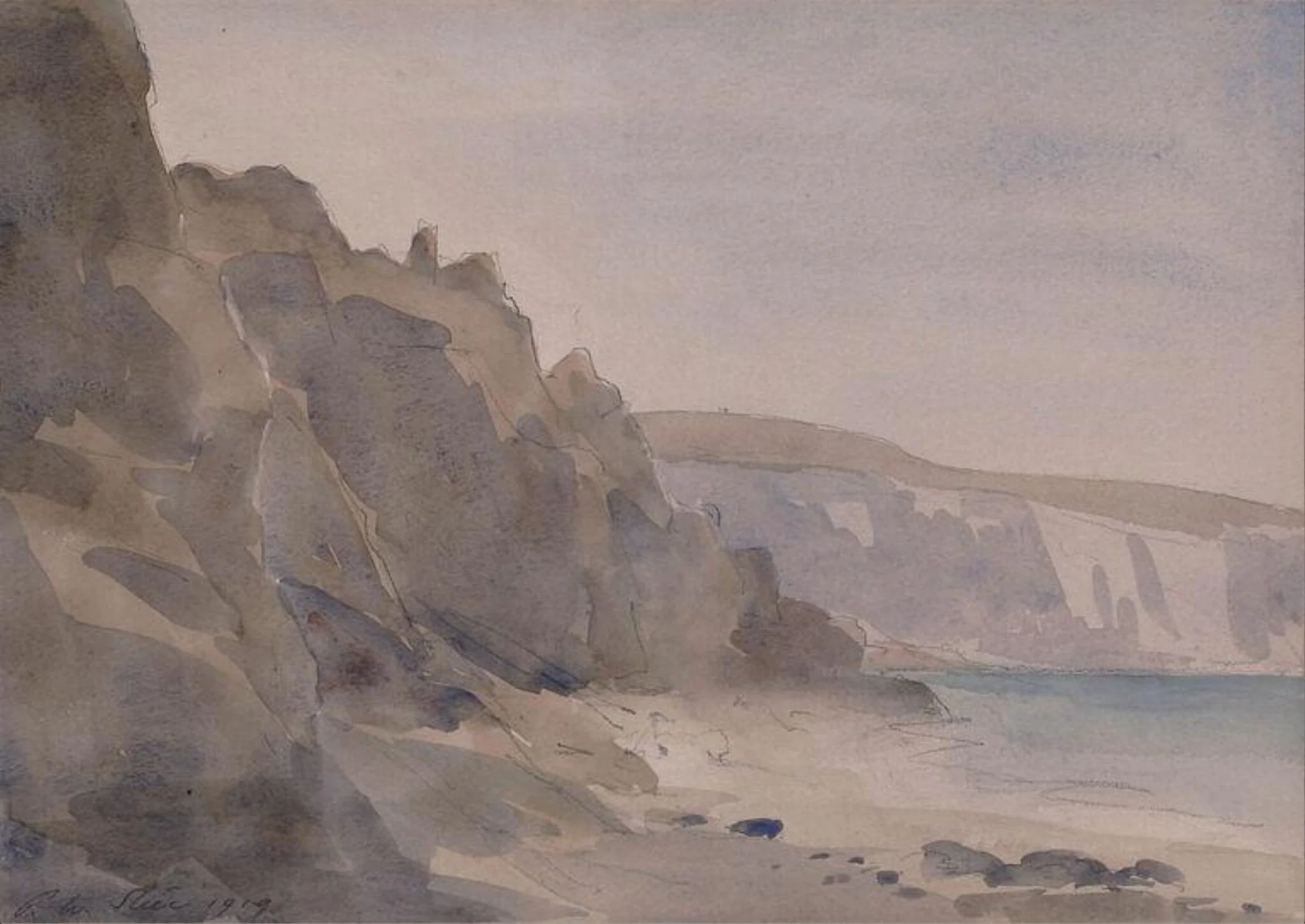 Alum Bay, detail