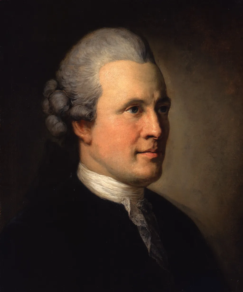 Doctor and Philosopher Johann Georg, Ritter von Zimmermann, by Anton Graff, oil, 1772