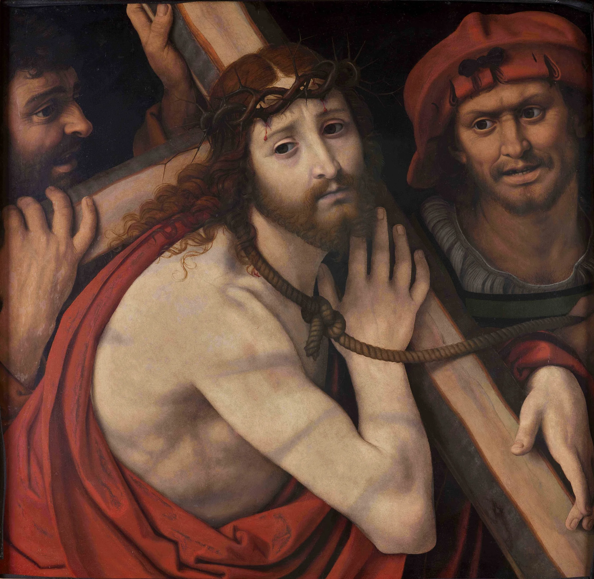 Christ carrying the Cross, detail
