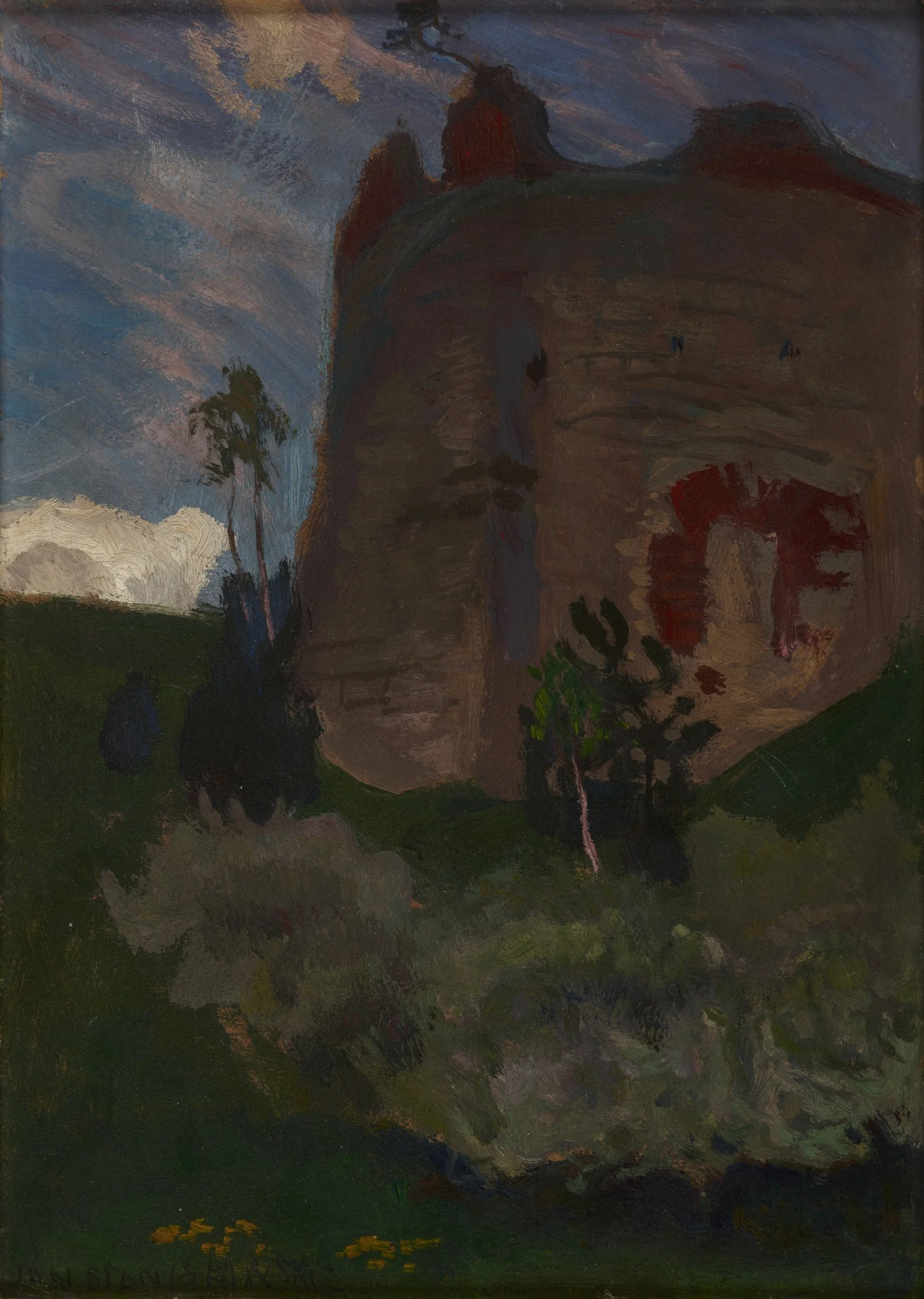 Tower at Tenczyn, detail