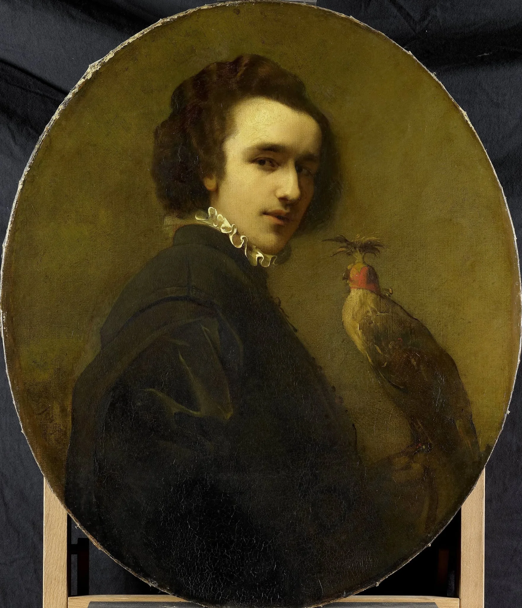 The Falconer, detail