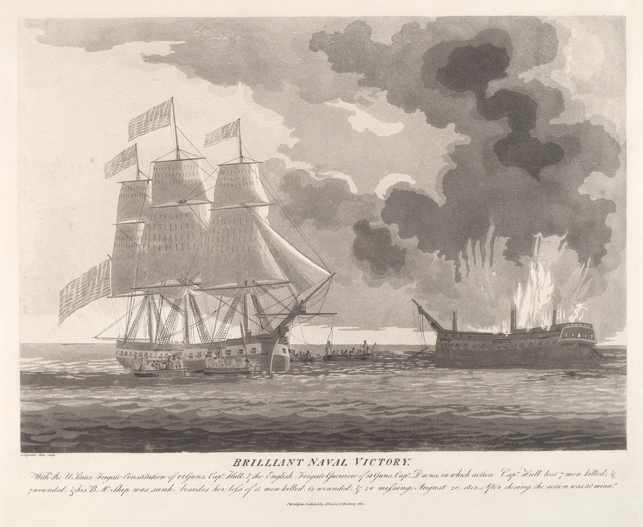 Brilliant Naval Victory, detail
