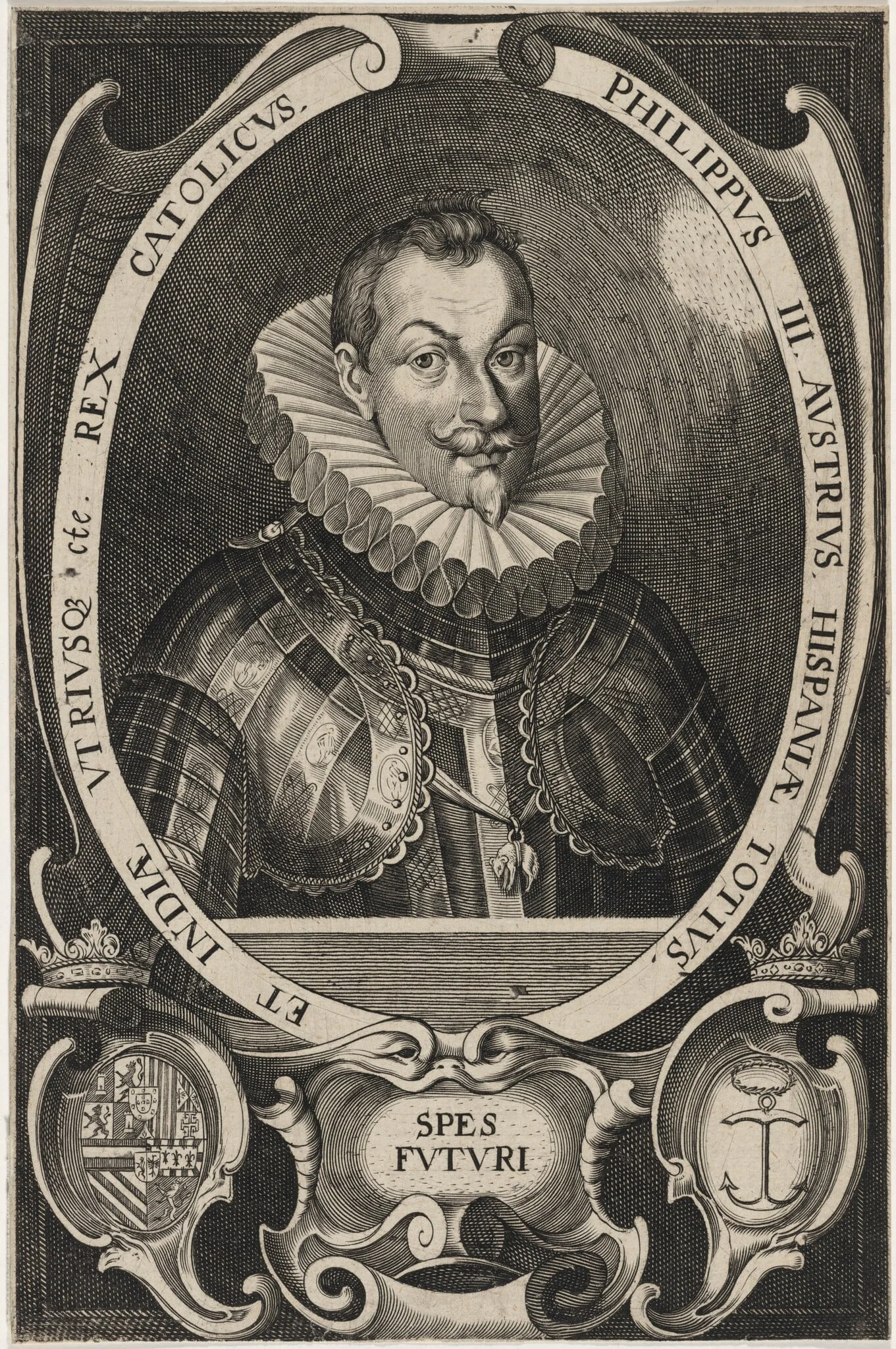 Philip III, King of Spain, detail