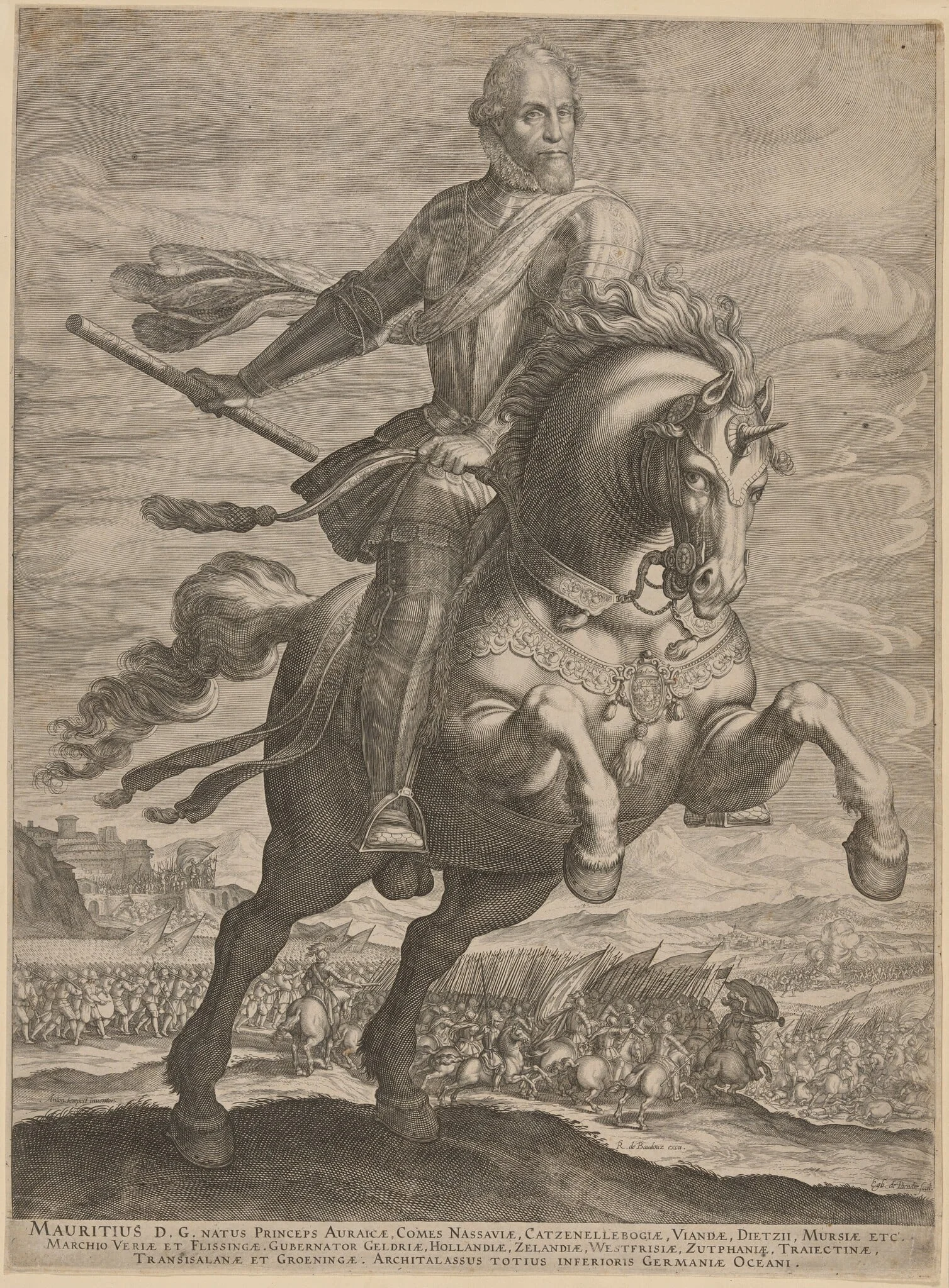 Maurice, Prince of Orange on Horseback, detail